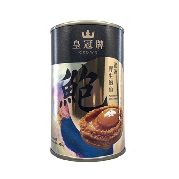 皇冠牌极品2头野生鲍鱼 425g 2只/罐